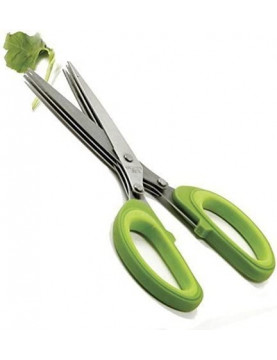 Triple Blade Herb Scissors
