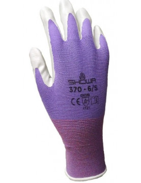 Atlas Nitrile Garden Gloves Medium Purple
