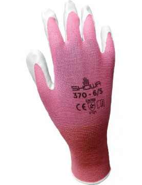 Atlas Nitrile Garden Gloves Medium Pink