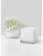 White Ceramic Cubes w/ Design Medium